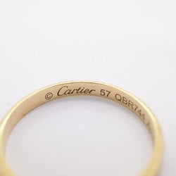 Cartier Ring Classic Wedding K18YG Yellow Gold #57 Men's