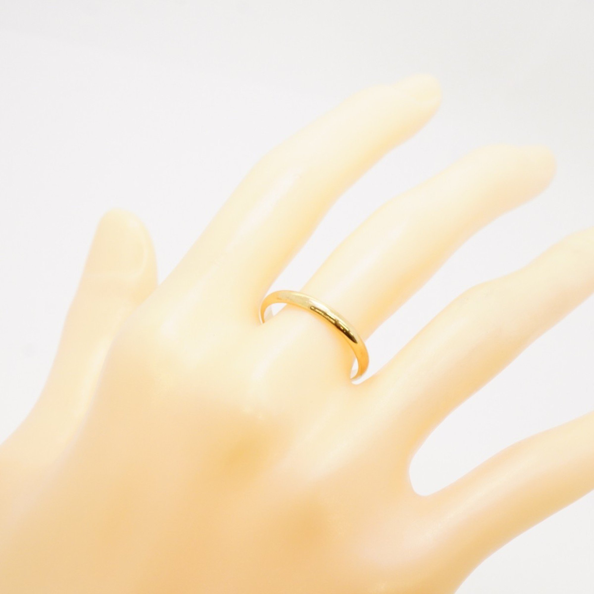 Cartier Ring Classic Wedding K18YG Yellow Gold #57 Men's