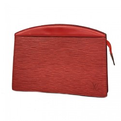 Louis Vuitton Clutch Bag Epi Truss Crete M48417 Castilian Red Women's