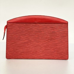 Louis Vuitton Clutch Bag Epi Truss Crete M48417 Castilian Red Women's