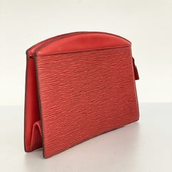 Louis Vuitton Clutch Bag Epi Truss Crete M48417 Castilian Red Women's