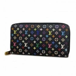 Louis Vuitton Long Wallet Monogram Multicolor Zippy M60243 Noir Grunard Ladies