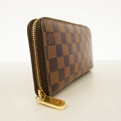 Louis Vuitton Long Wallet Damier Zippy N60015 Ebene Men's Women's