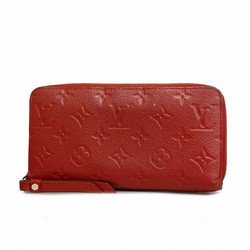 Louis Vuitton Long Wallet Monogram Empreinte Zippy M60737 Cerise Ladies