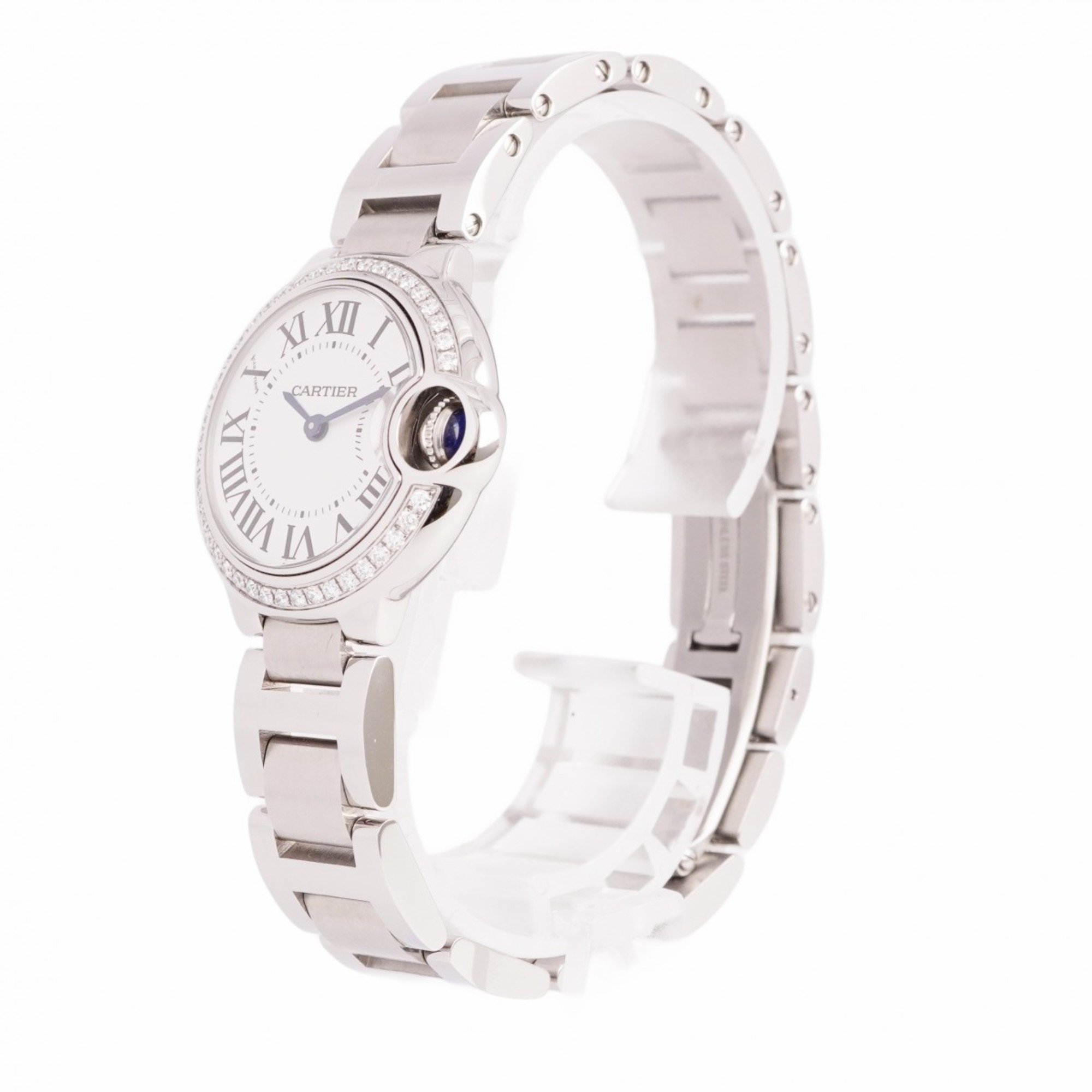 Cartier Ballon Bleu de W4BB0015 3009 White Dial Watch for Women