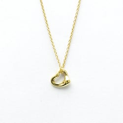 Tiffany Open Heart Yellow Gold (18K) No Stone Men,Women Fashion Pendant Necklace (Yellow Gold)