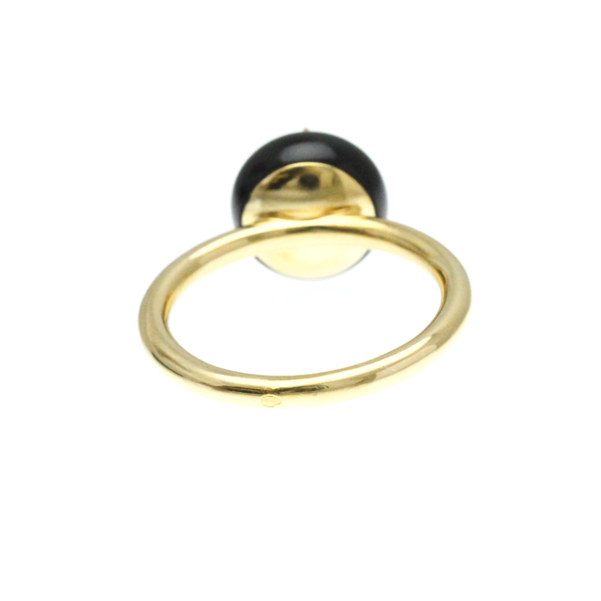 Louis Vuitton Color Blossom Ring Q9L96J Yellow Gold (18K) Fashion Diamond,Onyx Band Ring Carat/0.07 Gold