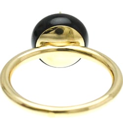 Louis Vuitton Color Blossom Ring Q9L96J Yellow Gold (18K) Fashion Diamond,Onyx Band Ring Carat/0.07 Gold