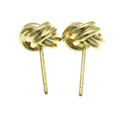 Tiffany Knot Twist Earrings No Stone Yellow Gold (18K) Stud Earrings Gold