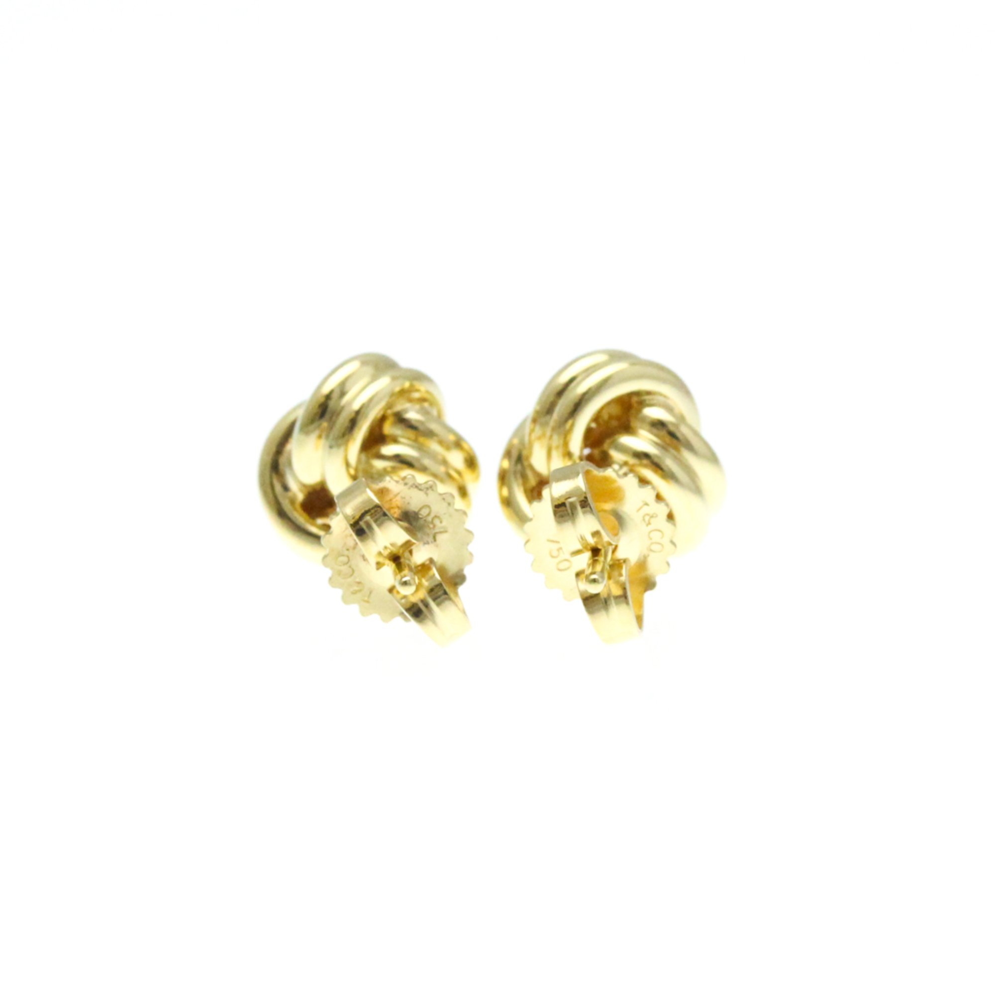 Tiffany Knot Twist Earrings No Stone Yellow Gold (18K) Stud Earrings Gold