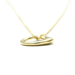 Tiffany Open Heart Yellow Gold (18K) No Stone Men,Women Fashion Pendant Necklace (Gold)