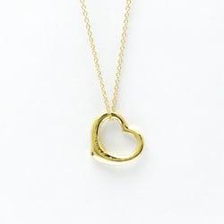 Tiffany Open Heart Yellow Gold (18K) No Stone Men,Women Fashion Pendant Necklace (Gold)