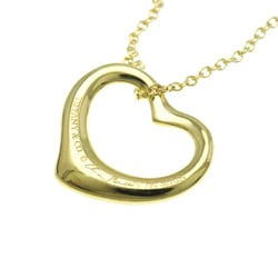 Tiffany Open Heart Yellow Gold (18K) No Stone Men,Women Fashion Pendant Necklace (Gold)