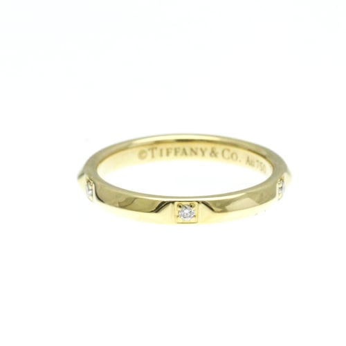 Tiffany True Bundling Yellow Gold (18K) Fashion Diamond Band Ring Gold