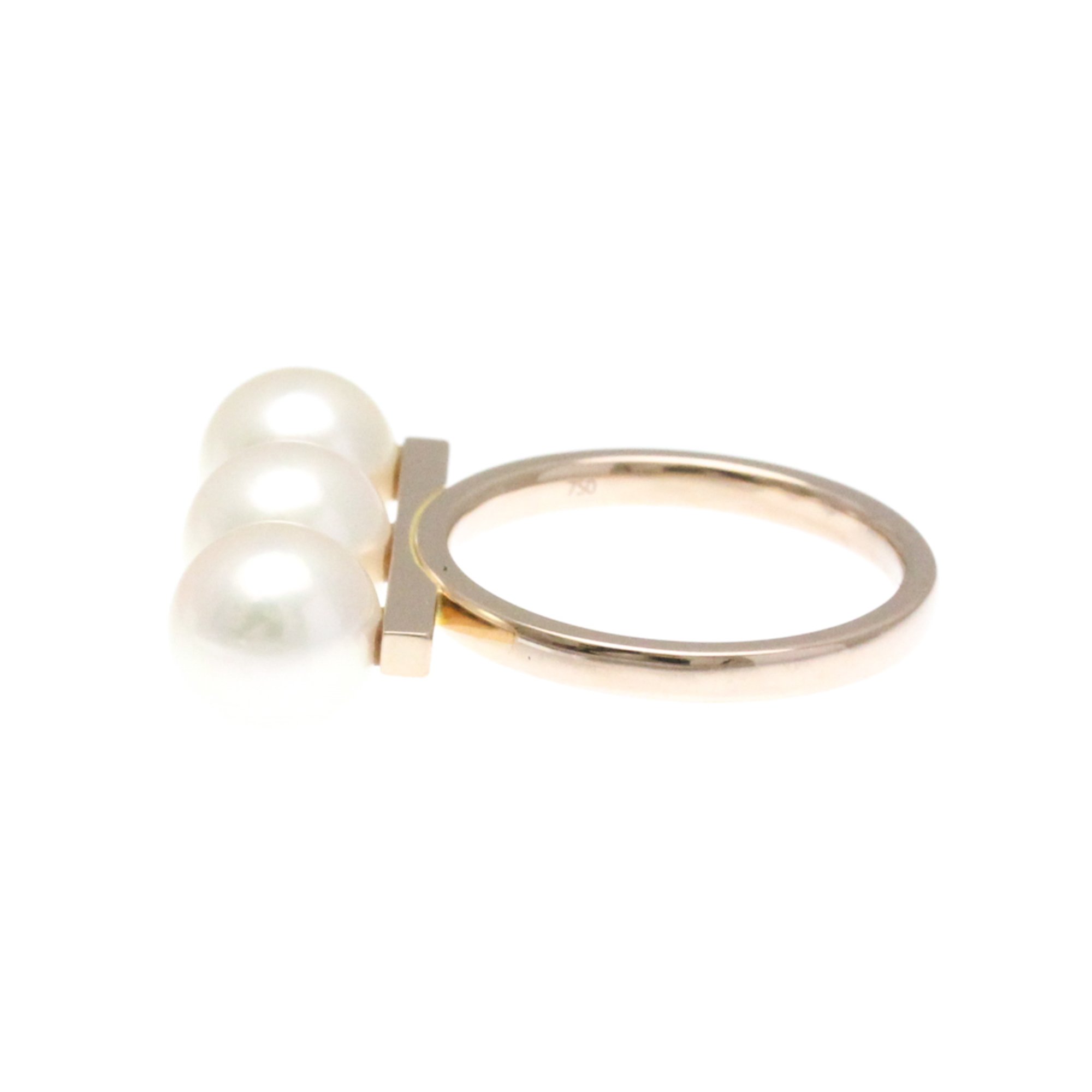 Tasaki Balance Neo Ring Pink Gold (18K) Fashion Pearl Band Ring Pink Gold