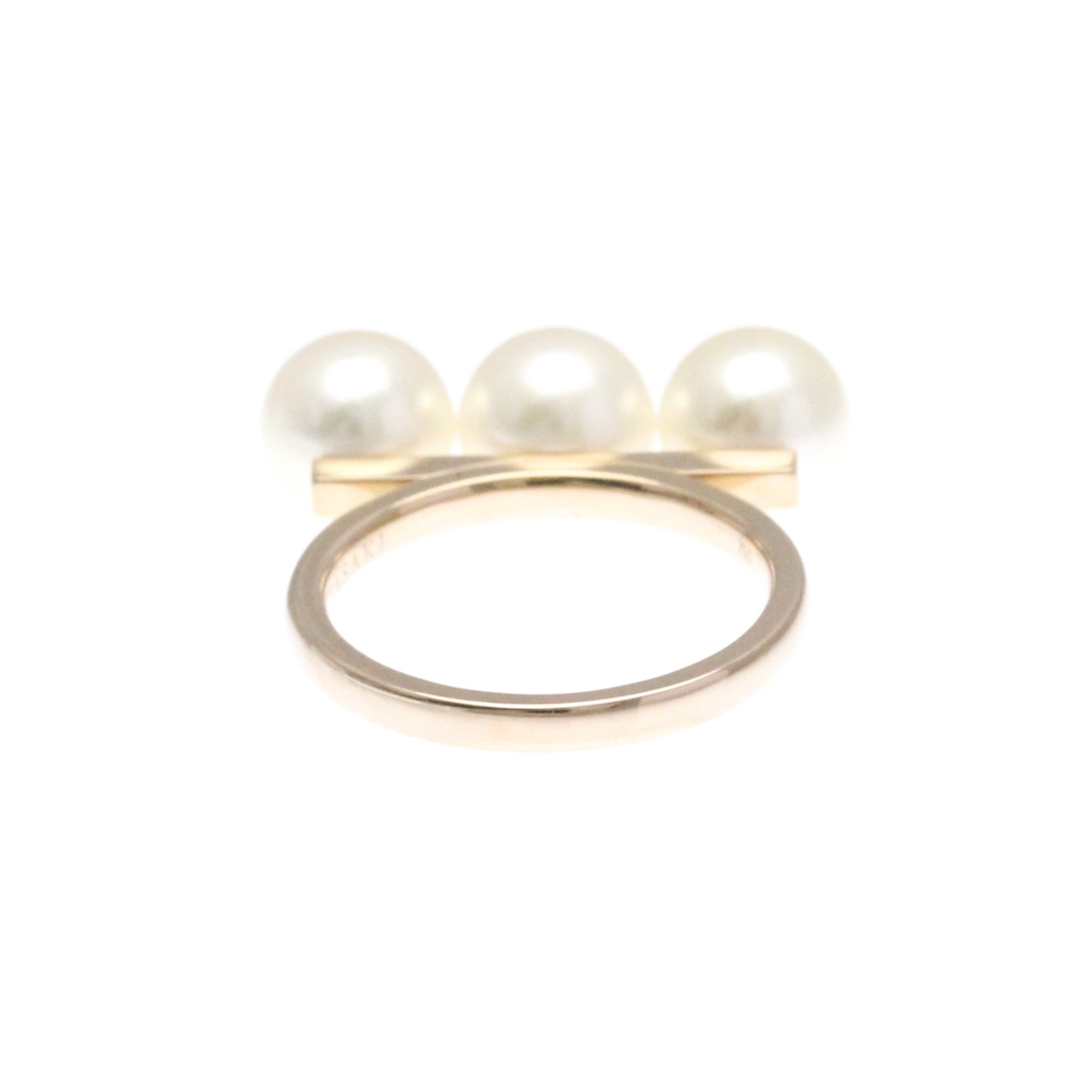 Tasaki Balance Neo Ring Pink Gold (18K) Fashion Pearl Band Ring Pink Gold