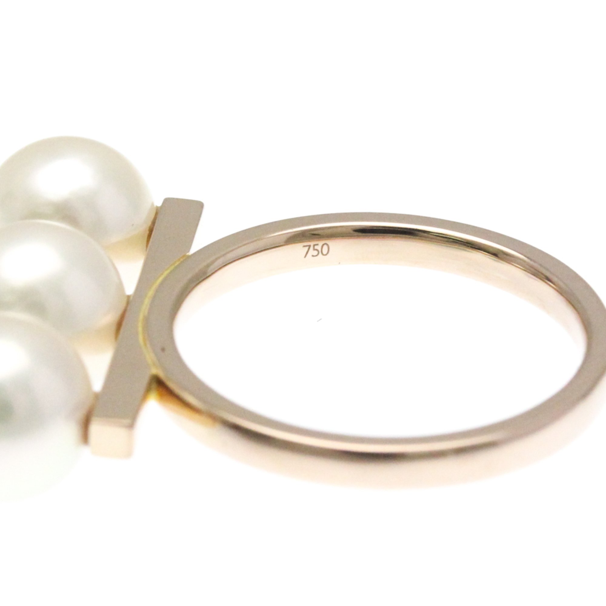 Tasaki Balance Neo Ring Pink Gold (18K) Fashion Pearl Band Ring Pink Gold