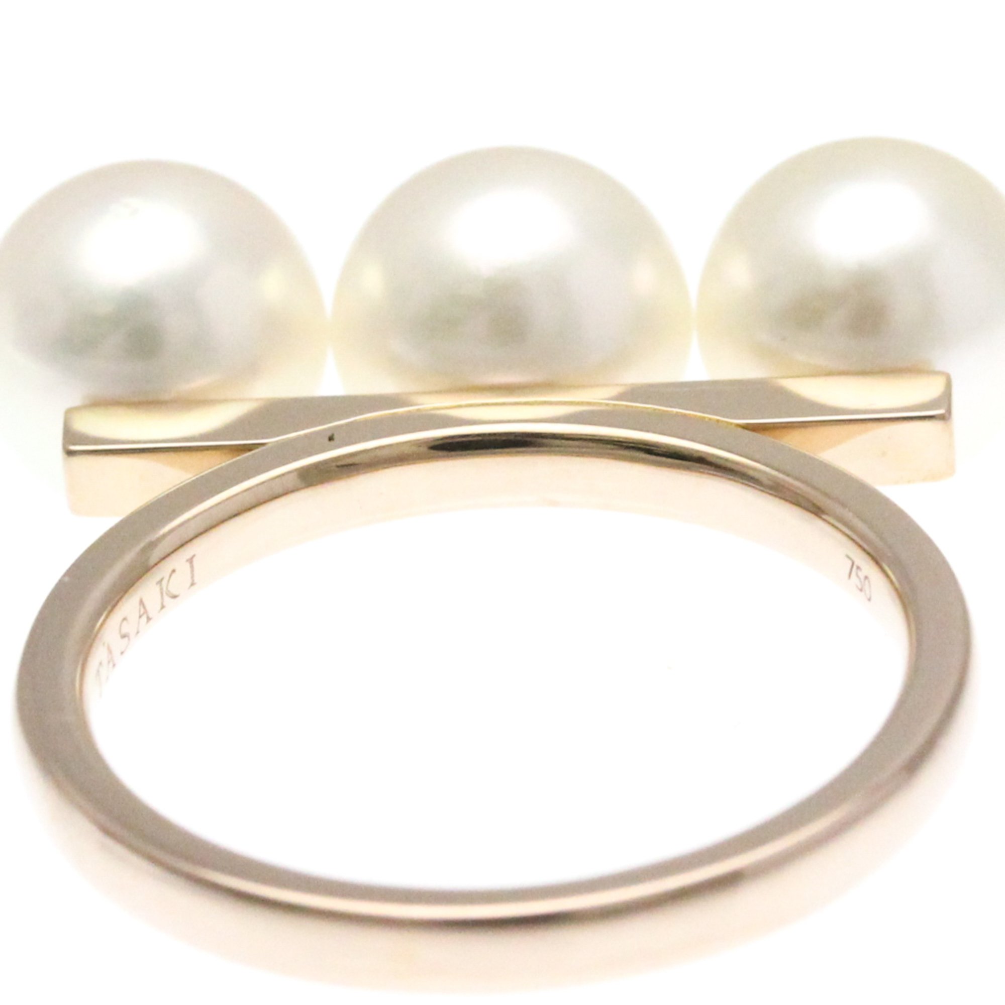 Tasaki Balance Neo Ring Pink Gold (18K) Fashion Pearl Band Ring Pink Gold