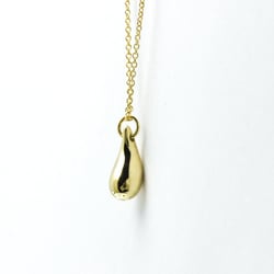 Tiffany Teardrop Yellow Gold (18K) No Stone Men,Women Fashion Pendant Necklace (Gold)