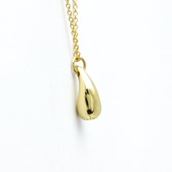 Tiffany Teardrop Yellow Gold (18K) No Stone Men,Women Fashion Pendant Necklace (Gold)