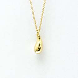 Tiffany Teardrop Yellow Gold (18K) No Stone Men,Women Fashion Pendant Necklace (Gold)