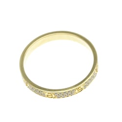 Cartier Mini Love Ring Pave Diamond Yellow Gold (18K) Fashion Diamond Band Ring Gold