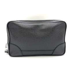 Louis Vuitton Pavel Taiga Leather Black Clutch Bag