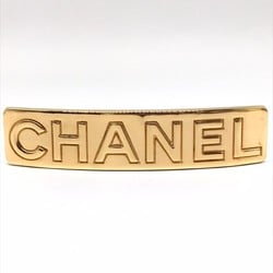 Chanel Barrette Gold Metal Hair Clip CHANEL