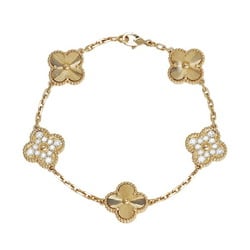 Van Cleef & Arpels Alhambra 5 motif K18YG yellow gold bracelet