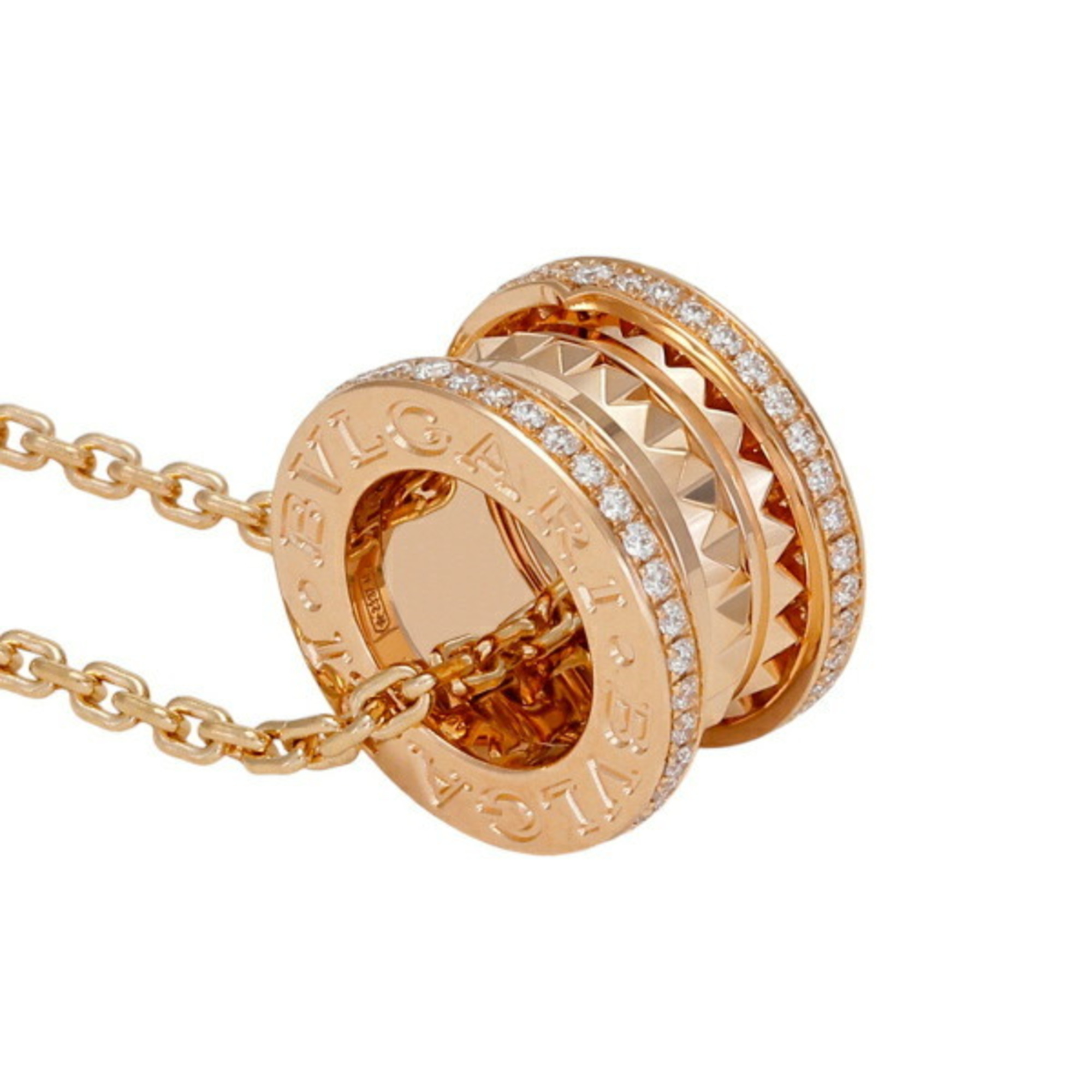 Bvlgari Bulgari B.Zero1 Rock K18PG Pink Gold Necklace