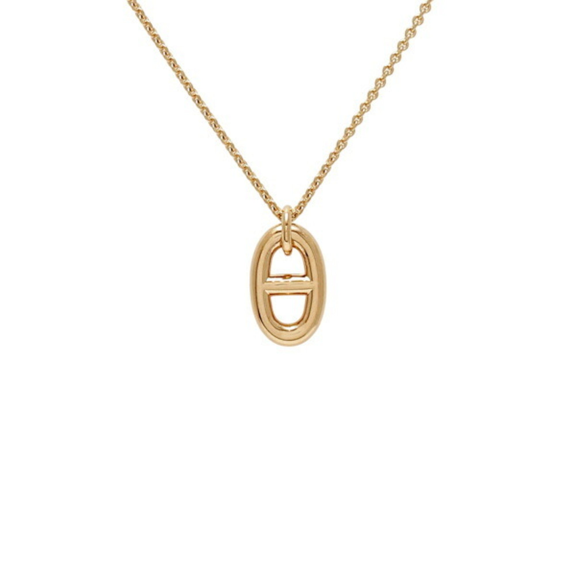 Hermes Chaine d'Ancre Farandole PM K18PG Pink Gold Necklace