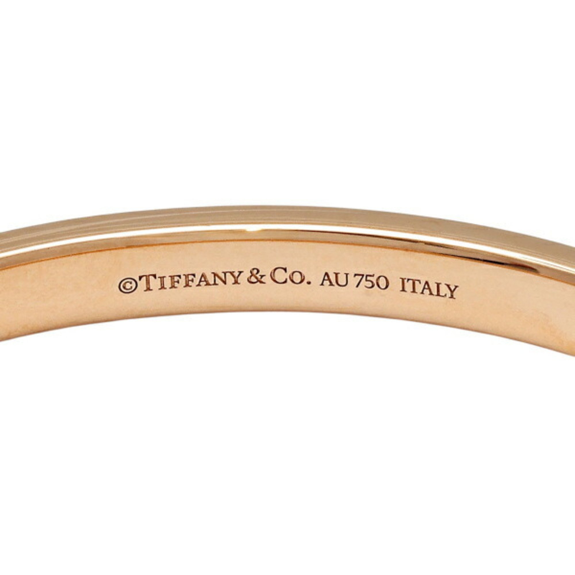 Tiffany T-Square T-TWO Hinge K18PG Pink Gold Bracelet