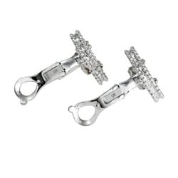 Van Cleef & Arpels Alhambra K18WG White Gold Earrings