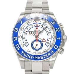 ROLEX Yacht-Master II 116680 White Mercedes-Benz Dial Watch Men's