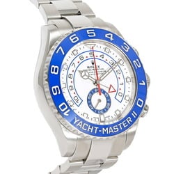 ROLEX Yacht-Master II 116680 White Mercedes-Benz Dial Watch Men's