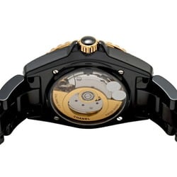 CHANEL J12 Caliber 12.1, 38MM H9541 Black Arabic Dial Men's Watch