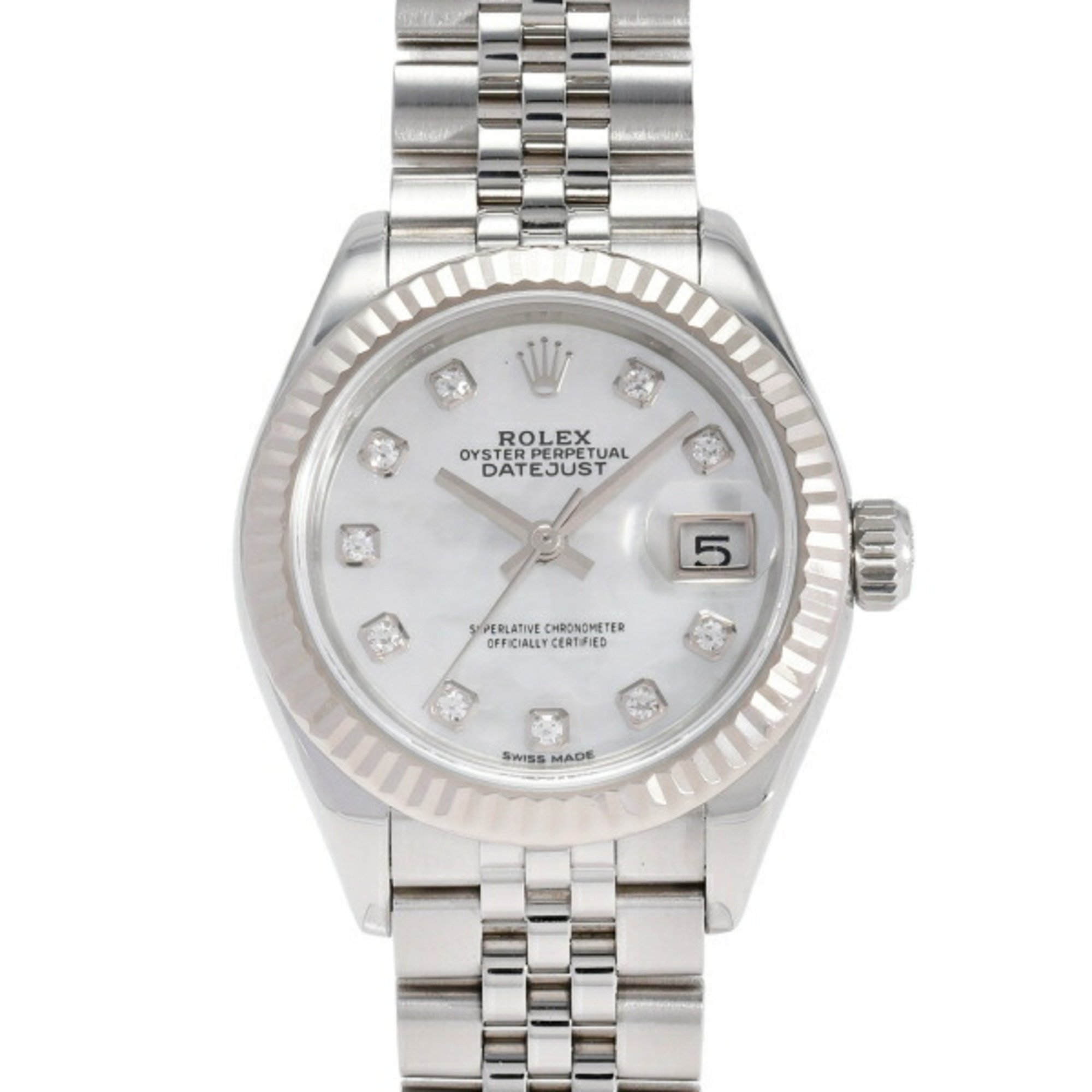 Rolex ROLEX Datejust 28 279174NG White Dial Wristwatch Ladies