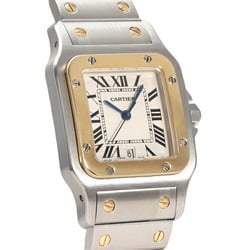 Cartier Santos Galbee LM W20011C4 White Dial Men's Watch