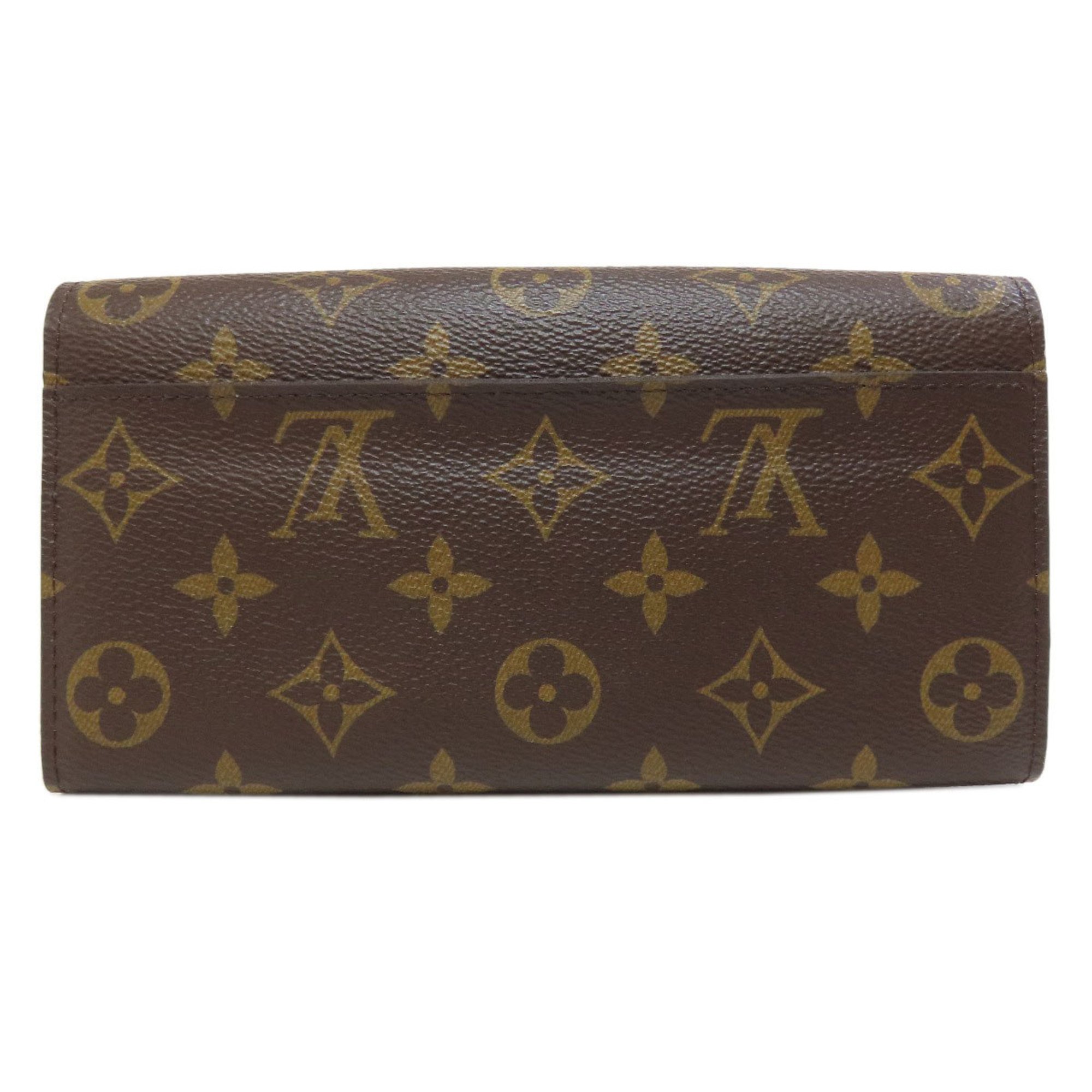 Louis Vuitton M60531 Portefeuille Sarah Long Wallet Monogram Canvas Women's LOUIS VUITTON