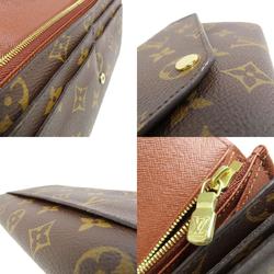 Louis Vuitton M60531 Portefeuille Sarah Long Wallet Monogram Canvas Women's LOUIS VUITTON