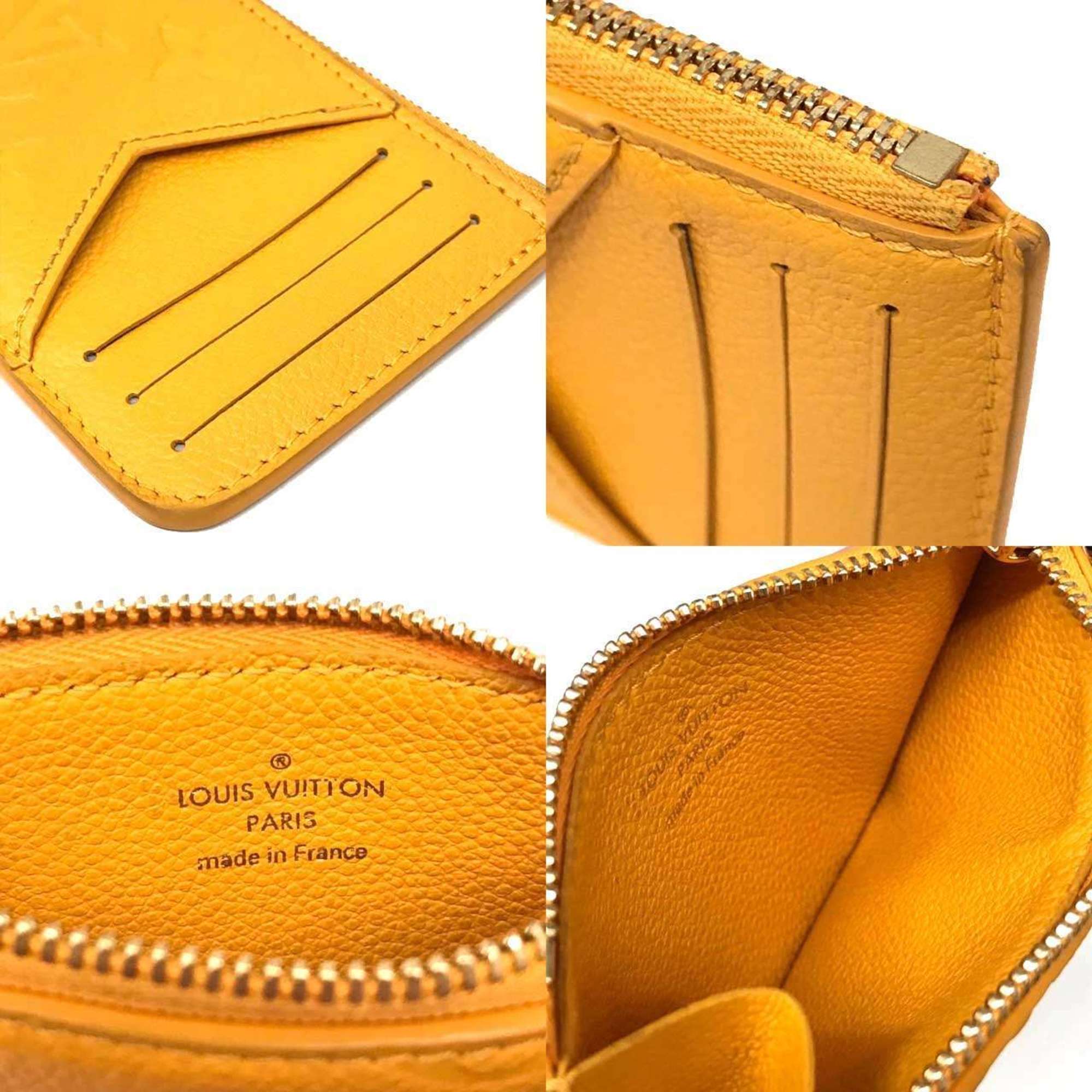 Louis Vuitton Porte Carte Romy Monogram Empreinte Business Card Holder/Card Case Fragment Yellow M11412 LOUIS VUITTON