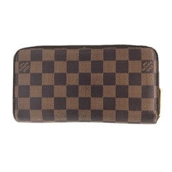 Louis Vuitton Zippy Wallet Damier Ebene Brown Long N41661 LOUIS VUITTON