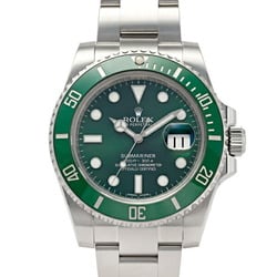 Rolex ROLEX Submariner Date 116610LV Green Dot Dial Watch Men's