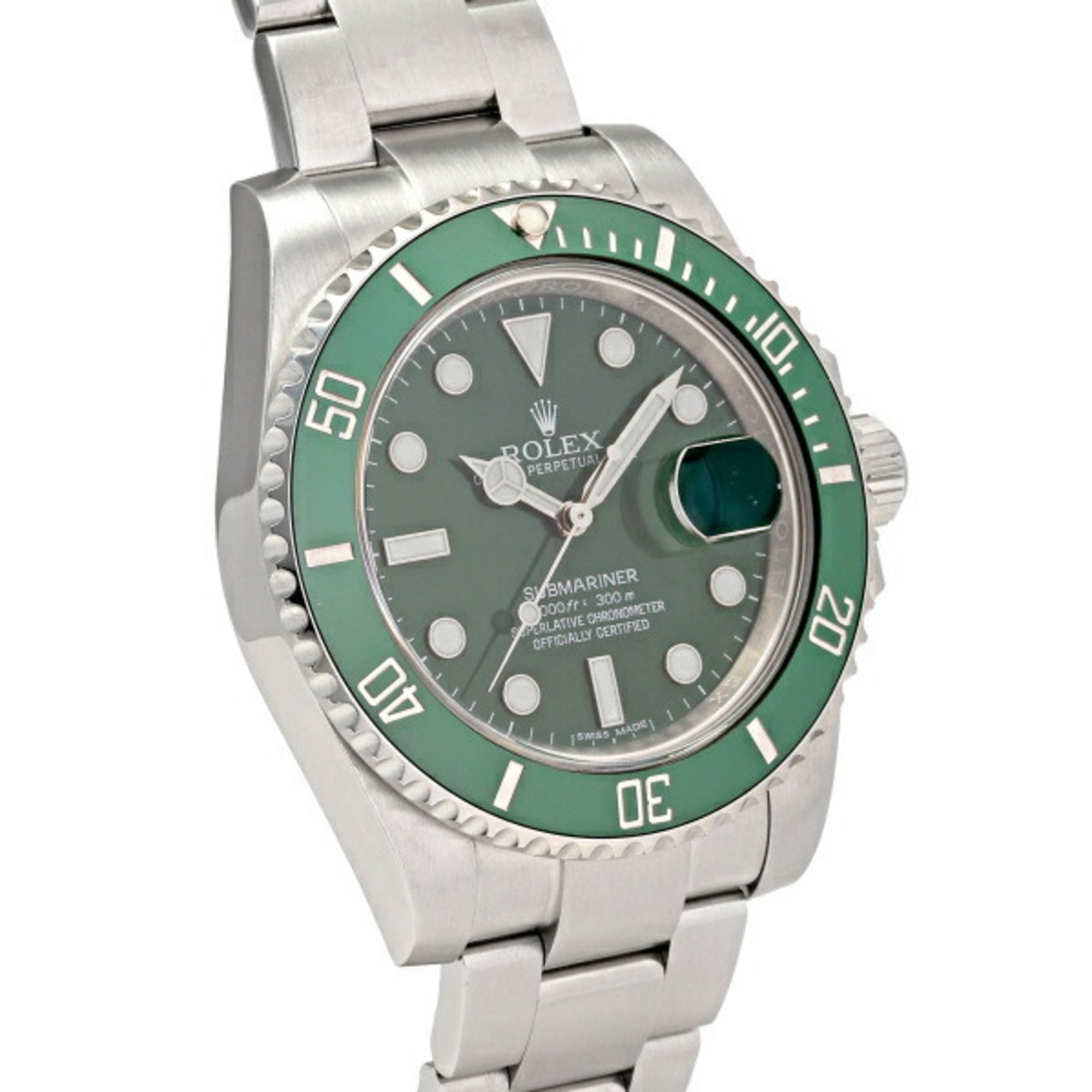 Rolex ROLEX Submariner Date 116610LV Green Dot Dial Watch Men's