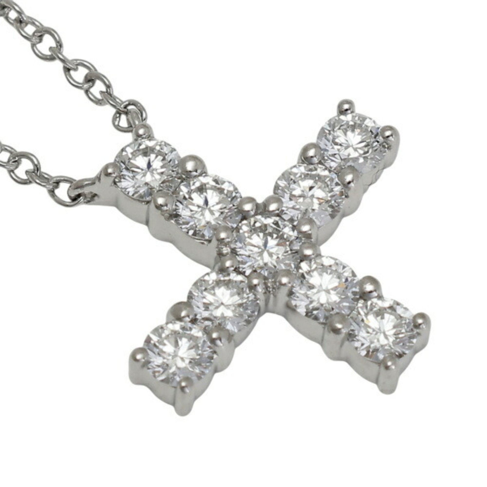 Harry Winston Necklace Symbols Cross PT950