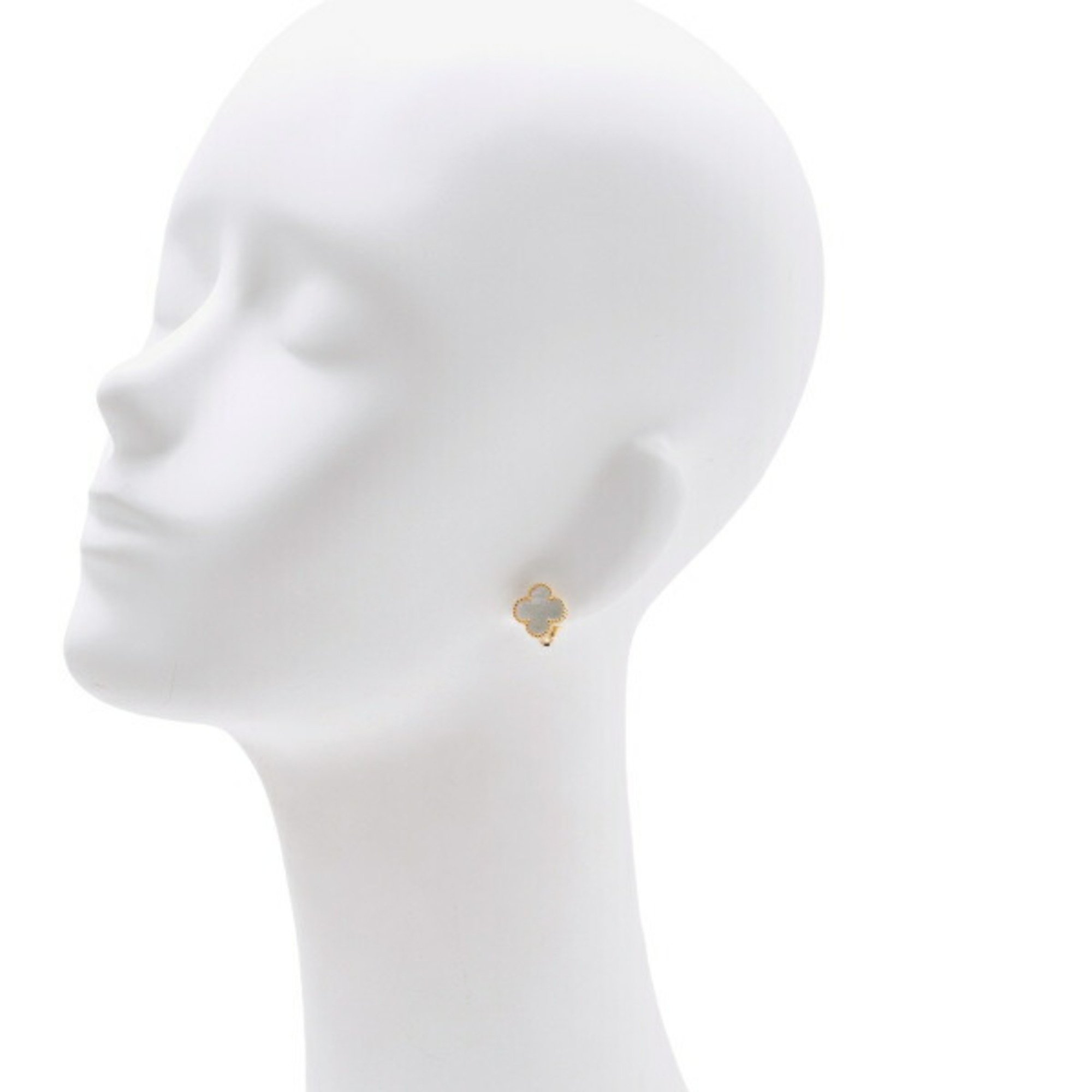 Van Cleef & Arpels Alhambra 18K Yellow Gold Earrings