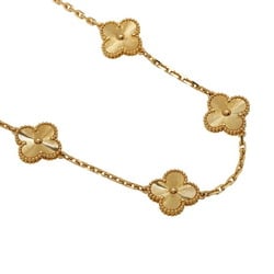 Van Cleef & Arpels Alhambra 10 motifs K18YG yellow gold necklace