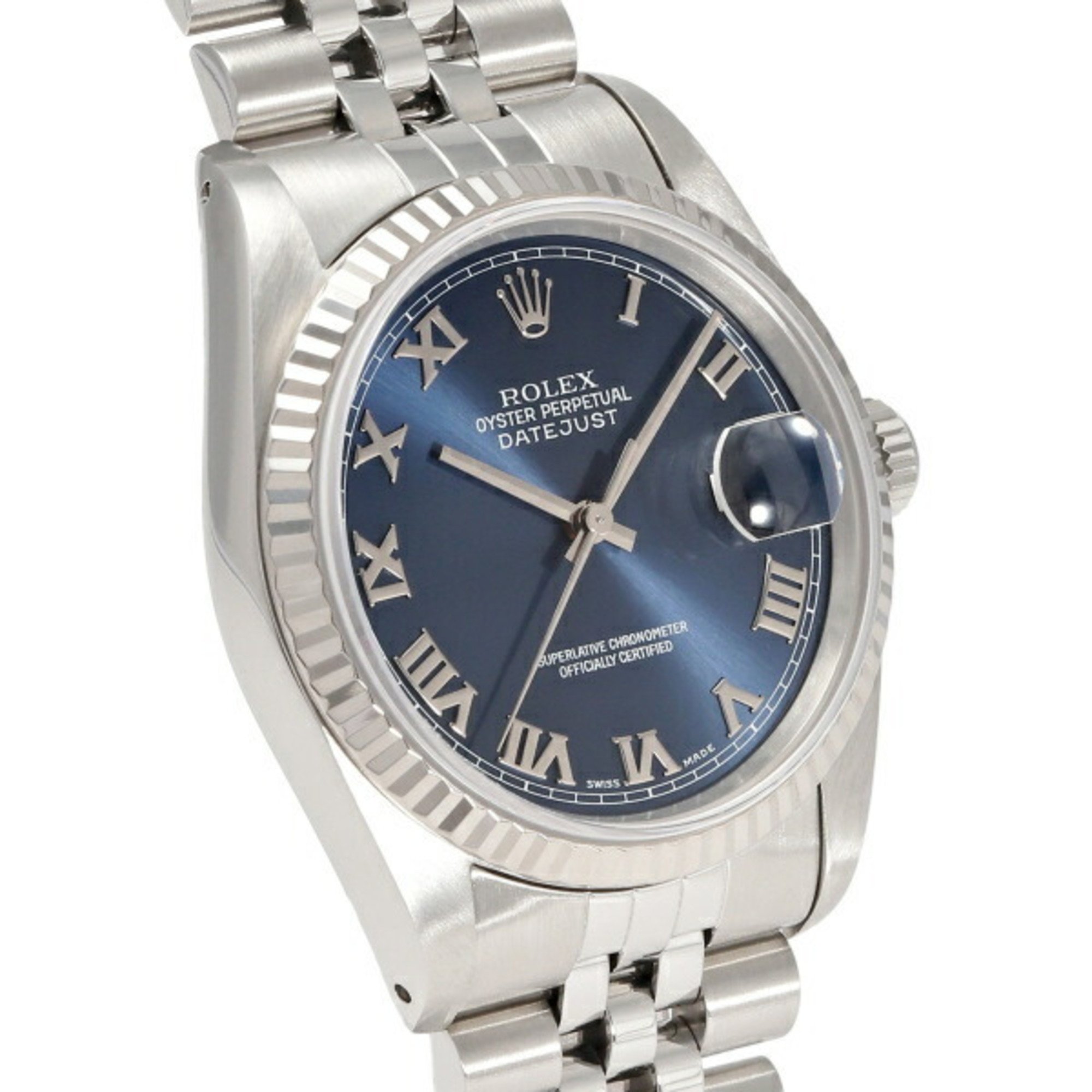 Rolex ROLEX Datejust 36 16234 Blue Roman Dial Wristwatch Men's