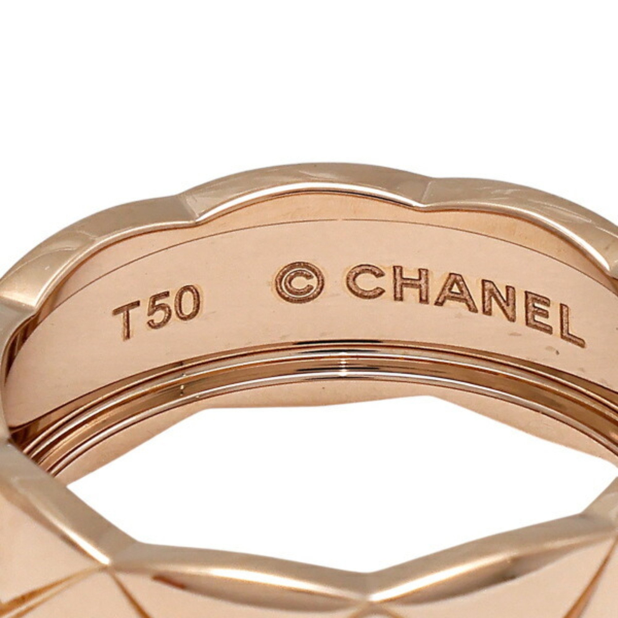 Chanel Coco Crush Medium K18BG K18 Beige Gold Ring