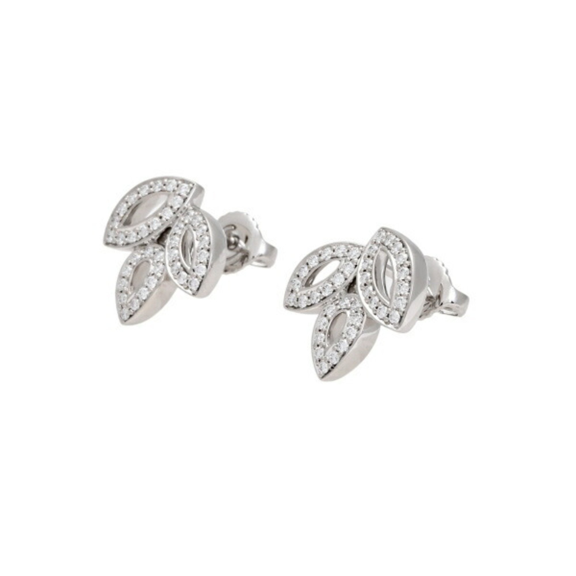 Harry Winston Lily Cluster PT950 Earrings